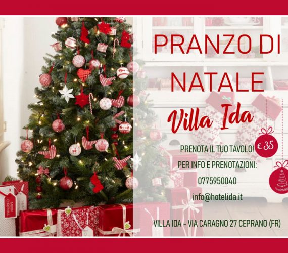Pranzo di Natale a Villa Ida