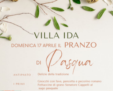 Pranzo di Pasqua a Villa IDA